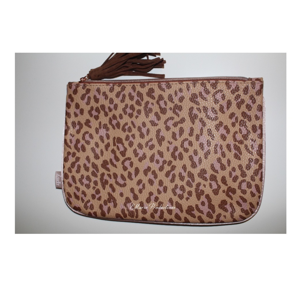 Ipsy Plus Bag |  Brown and Tan